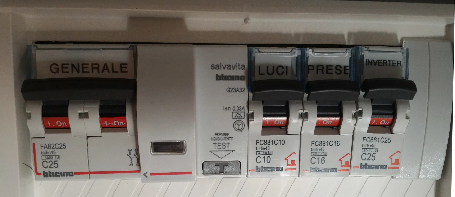 Impianto residenziale documentato nell’archivio Power Ras