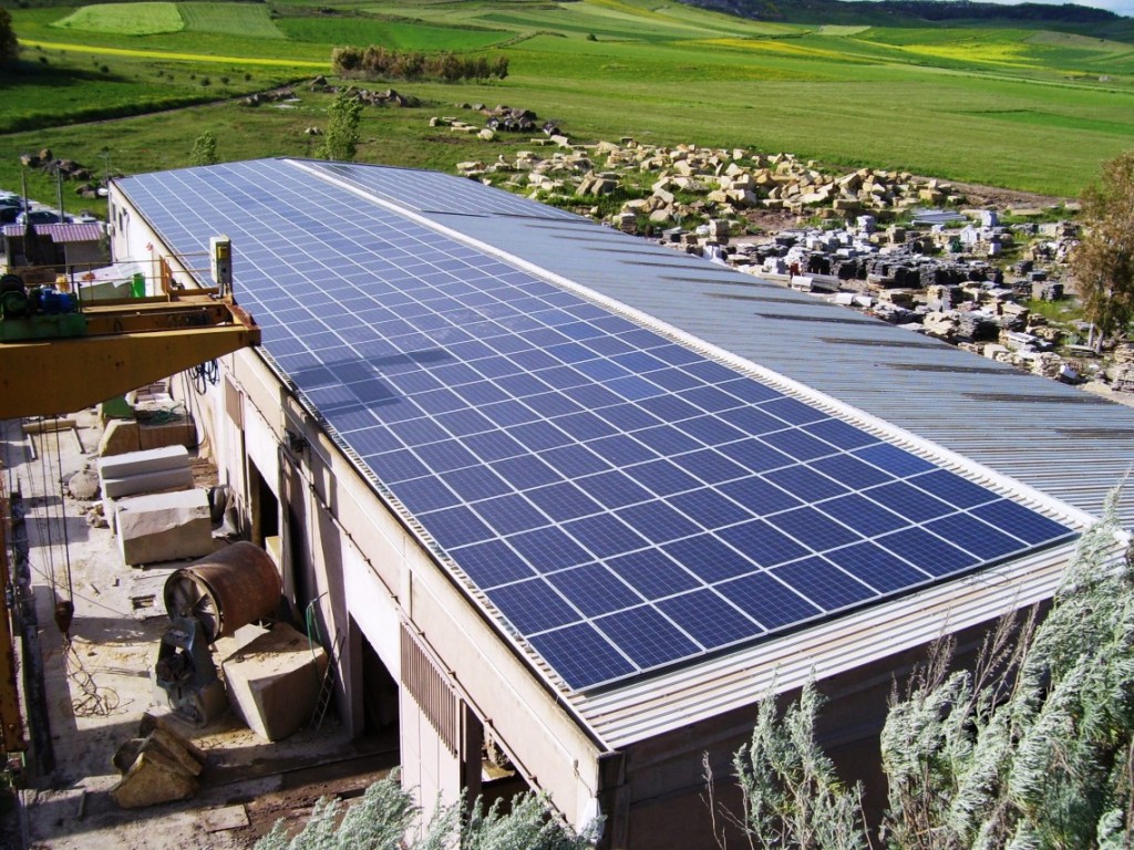 Impianto fotovoltaico da 100 kw Sarda Trachiti S.r.l. Serrenti (CA)