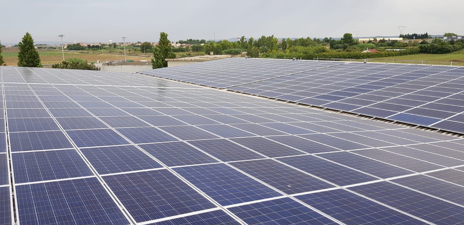 Installazione di un nuovo Impianto fotovoltaico della potenza nominale di 864 KW. C.I.S.A. Serramanna (SU)